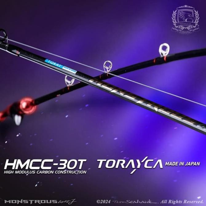 Joran pancing Light Jigging Seahawk Monstrous Original