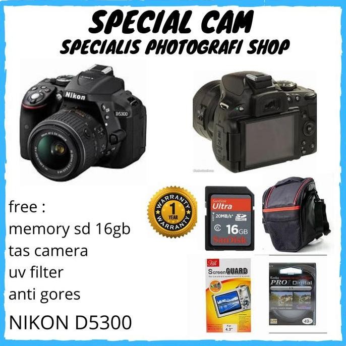 Camera Nikon D5300 Kit 18-55Mm / Nikon D5300 Kit / Nikon D5300 Allshop