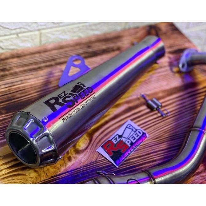 Knalpot Rez Speed Tipe Prorc Cb Cbr R15 Byson Vixion Gsx Beat Scoopy Original