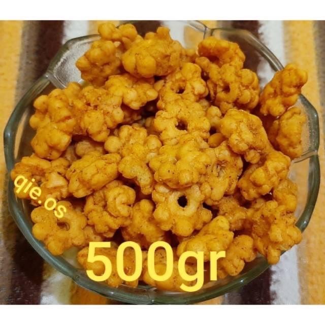 

LS Snack ribut jadul bunga 250 g || 500gr Cemilan Keripik Camilan Kripik Kerupuk Makanan Jajanan Kering