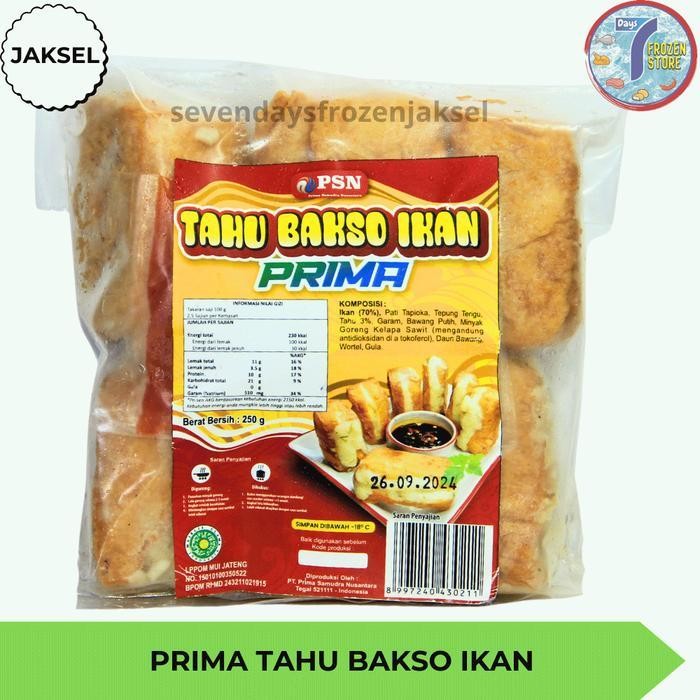 

LS Prima Tahu Bakso Ikan Beku Frozen Kemasan 250 gr
