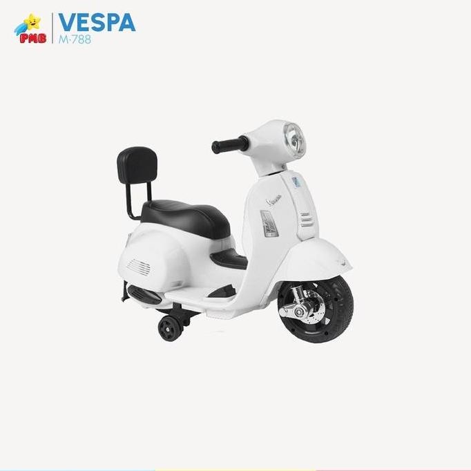 PROMO - Motoran Mainan Anak PMB M-788 Vespa Mini Murah M788 Motor Cas Anak Toys Lampu