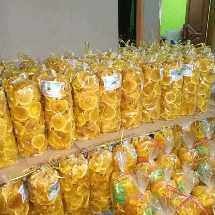 

LS 1KG KERIPIK SUKUN RENYAH DAN GURIH, KRIPIK Food Snack Makanan