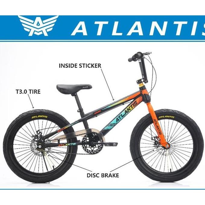 NEW - Sepeda type BMX anak laki laki usia 8 - 9 - 0 sampai 2 tahun