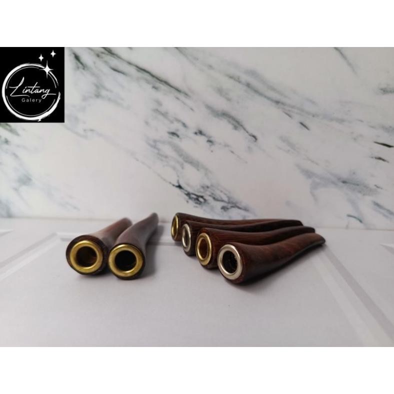 Bisa Cod Once Pipa Rokok Kayu Galih Asem Jawa Padudan Cangklong Lengkung P. 7Cm ||