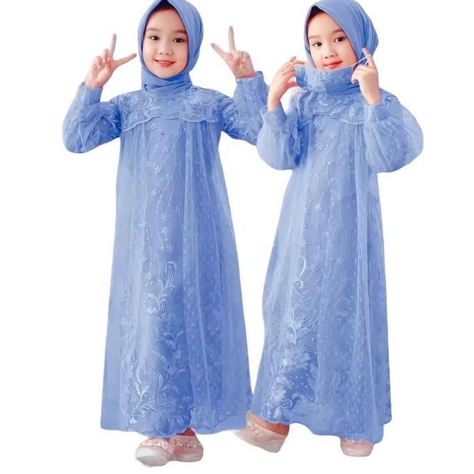 DB30 >> KidsFashion_Store Bisa Bayar Di tempat ( COD ) gamis anak perempuan Liana 3-11tahun / gamis 