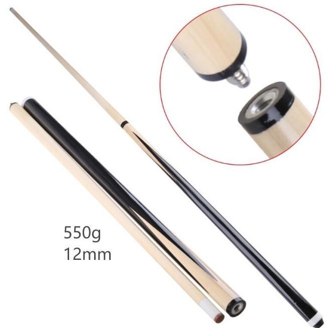 nl-8 fgs-3 145cm Gaya Amerika Stick Billiard 13mm Stik Billiard Sambung 2 Kayu Putih Ramin / Break C