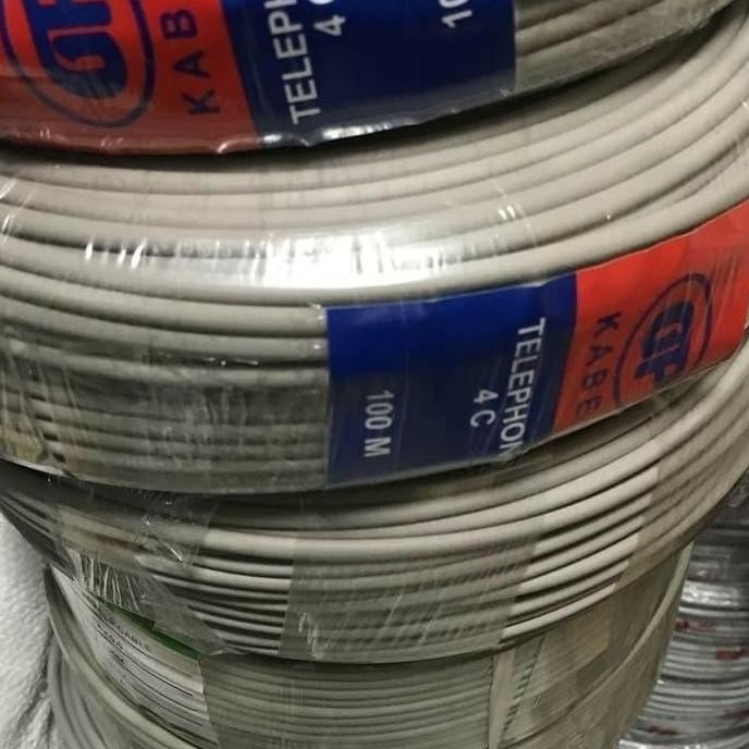 Kabel Telepon Isi 4 / Kabel Telepon Murah 2 Pair