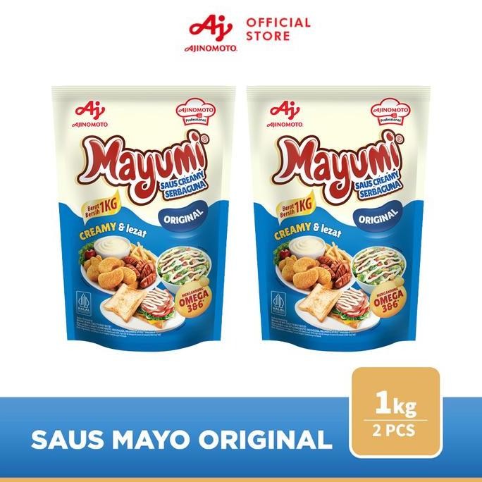 

MAYUMI Mayonaise Saus Mayo Original 1 Kg (2 pcs) MS