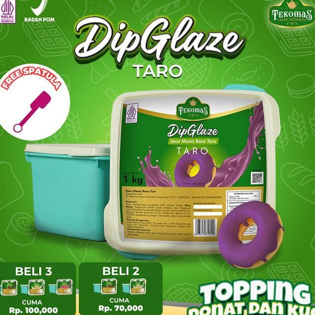 

Tekomas Dip Glaze Rasa Taroubi Ungu 1 Kg Eco Topping Donut Lumer Bahan Kue Siap Pakai Food Baking Pisang Powder Soda Bubuk