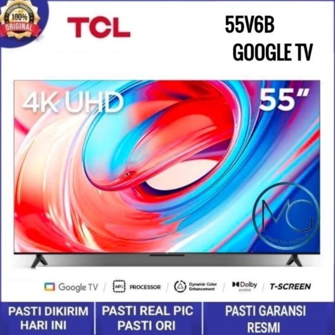 Led Tv Tcl 55 Inch 55A18 A18 Google Tv 4K Uhd Android Smart Tv