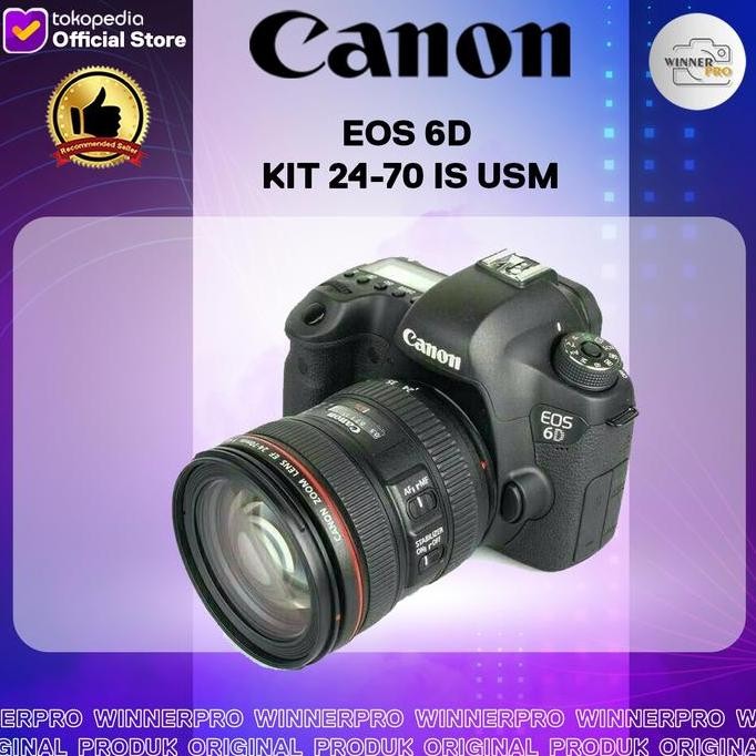 Kamera Canon Eos 6D Kit 24-70 Is Usm/ Eos 6D Kit 24-70 Is Usm