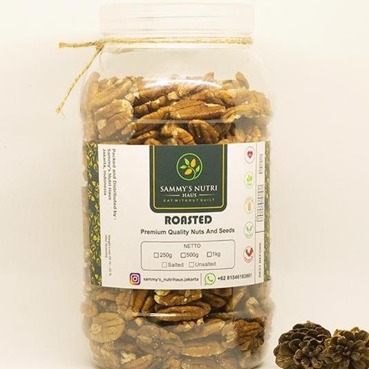 

Roasted Ed Pecan Nut Usa G Kacang Pecan Panggang Asin Ringan