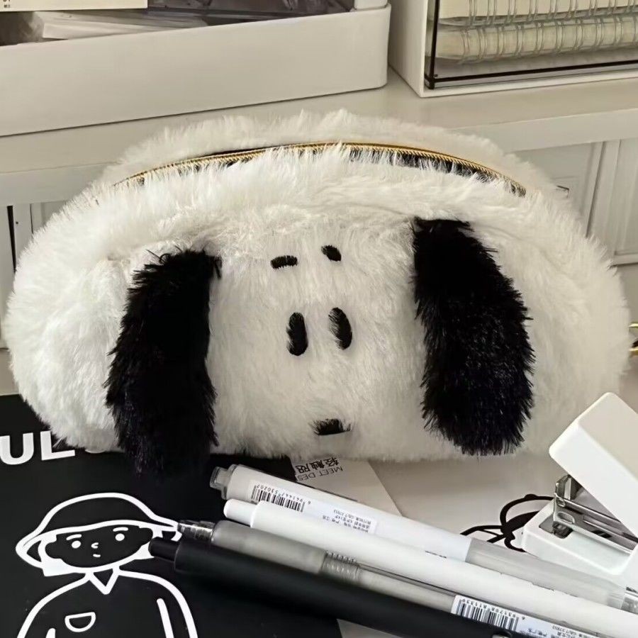 

Cute Cartoon Snoopy Plush Coin Purse/Large Capacity Pencil Case/Multi-Stationery Case Cosmetic Bag