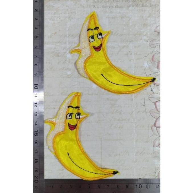 

'+'+'+'+] Patch Pisang Kartun/ Aplikasi Jahit Pisang Kartun/Emblem Pisang Kartun