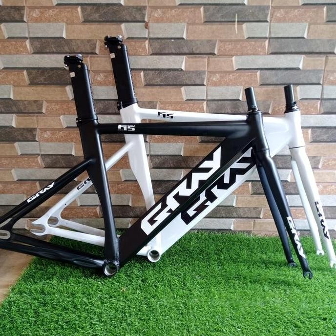 FRAME FIXIE FRAME FIXI MEREK GRAY ASLI ORIGINAL FRAME SEPEDA FIXI FRAME TRACK GRAY ORIGINAL DAN TERP