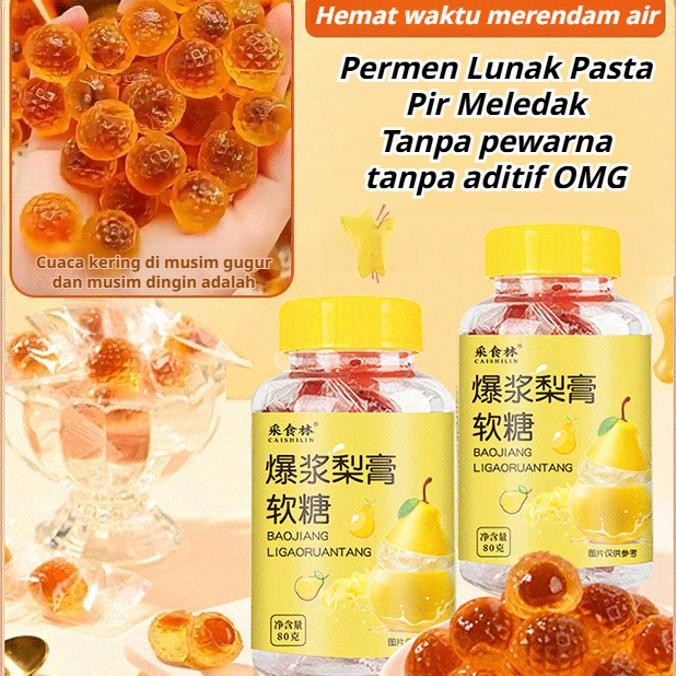 

Beli 1 Gratis 2Permen Pelega Tenggorokan Rasa Buah Pir Yang MeledakPermen Pelega Tenggorokan Rasa Buah Pir Pear paste throat lozengesmint lung lozenges 80g