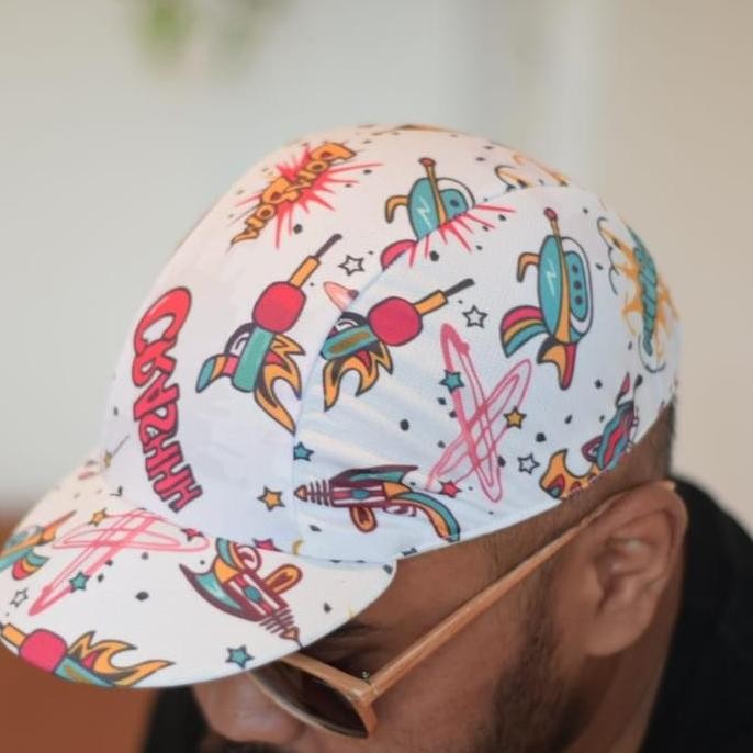 Promo Cycling Cap Laser Gun COD