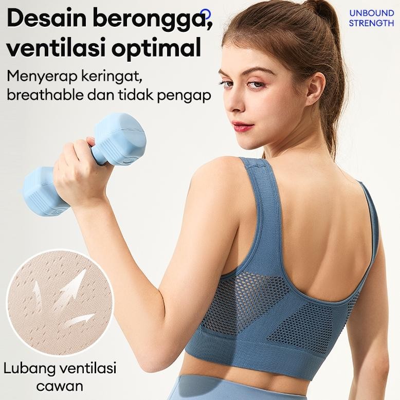 Bisa Cod Sport Bra Jumbo Seamless Wanita Bra Tank Top Push Up Bh Busa Tanpa Kawat S6 Rd-67