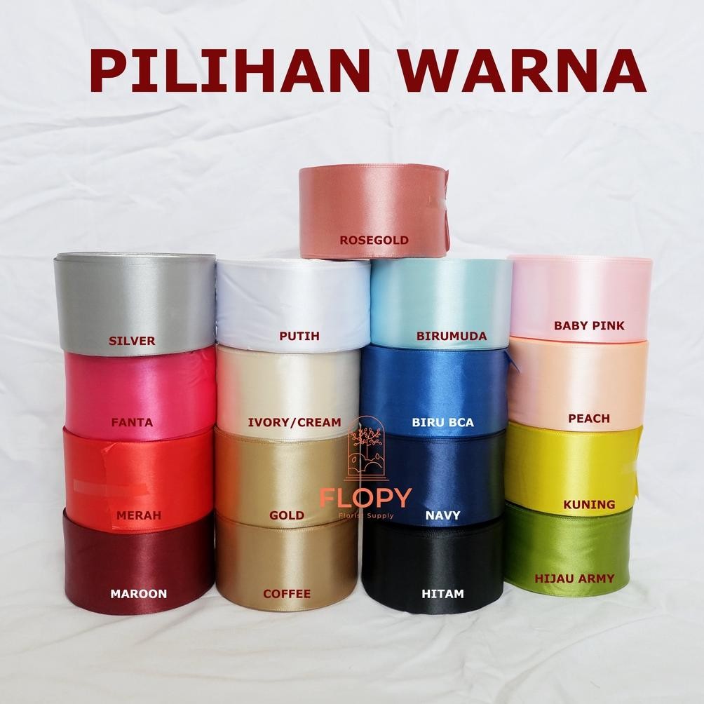 

Cod [25 Yard] Pita Satin 5 Cm Warna Pastel Ad-3