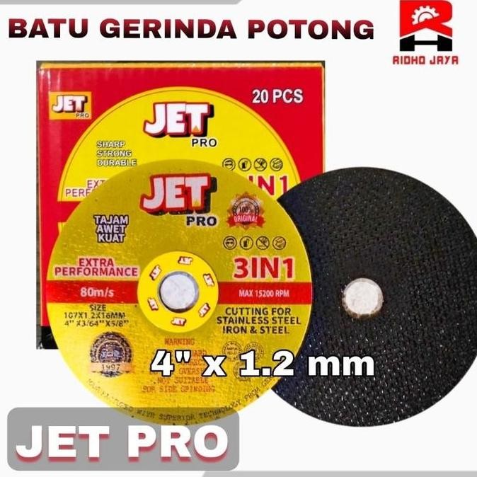 Mata Gerinda Potong Besi 4 Inci 1 Kotak 20 Pcs