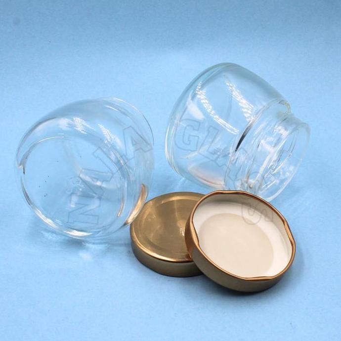 JKGC150 botol jar toples kaca pendek 150ml / jar puding/susu/youghurt