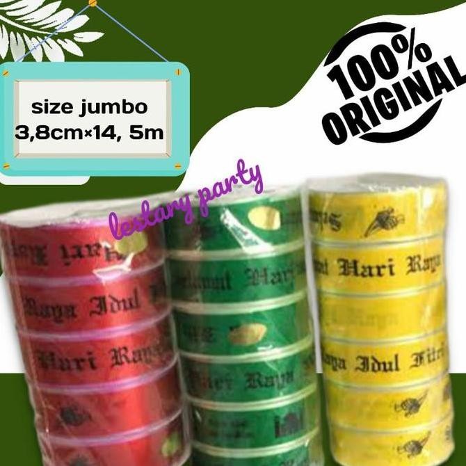 

Terlaris! (14,5M) Pita Rol "SELAMAT HARI RAYA IDUL FITRI" / Pita Idul