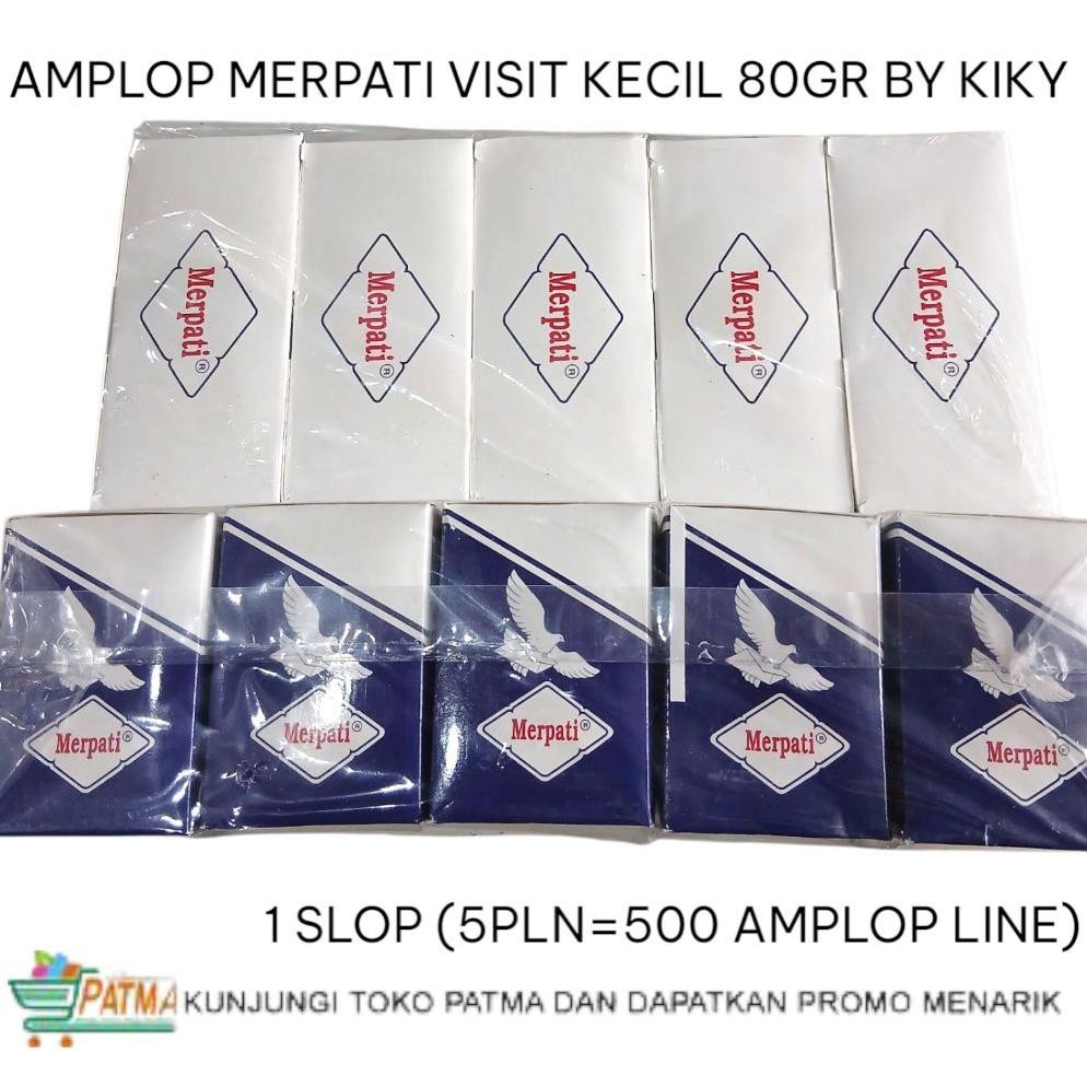 

Cod Amplop Merpati Visit Kecil 80Gr 110 X 70Mm By Kiky 1Slop(5Pln=500 Amplop Line) Cod