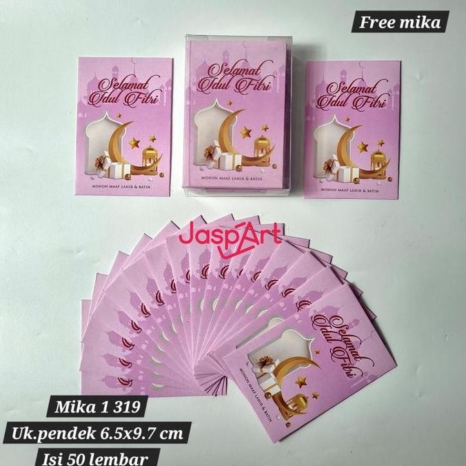 

AMPLOP LEBARAN HARI RAYA IDUL FITRI MIKA ISI 50 LEMBAR - KD319