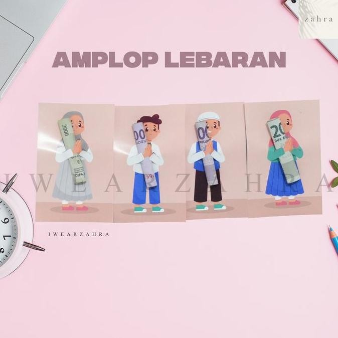 

AMPLOP LEBARAN - Angpao Motif Karakter Lucu Hari Raya Idul Fitri