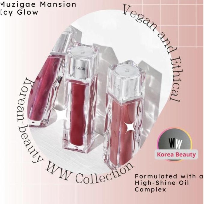 MUZIGAE MANSION ICY GLOW ALL VARIANT Bibir Lipstick Lipgloss Kosmetik CO