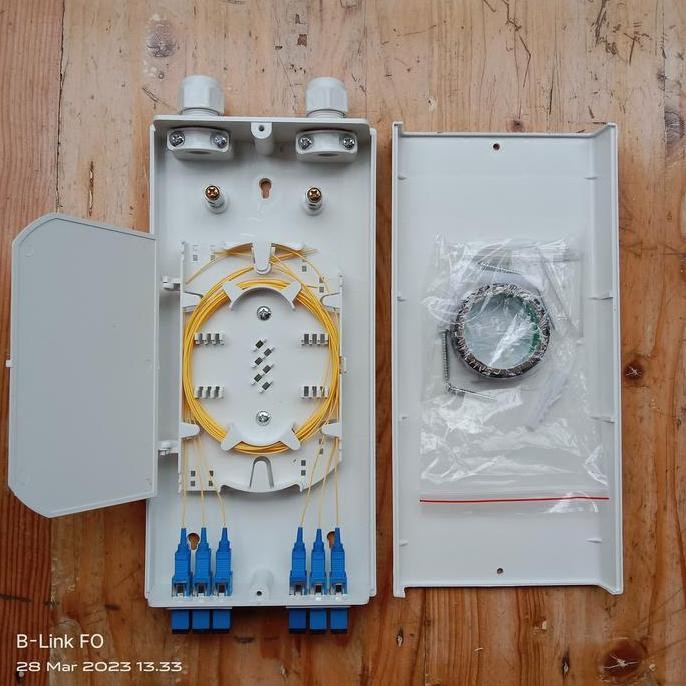otb 6 core lengkap pigtail / otb wallmount /odf wallmount fiber optik