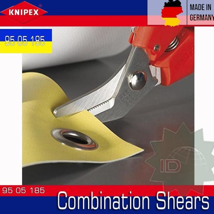 

Gunting Karpet 95 05 185 Knipex Combination Shears