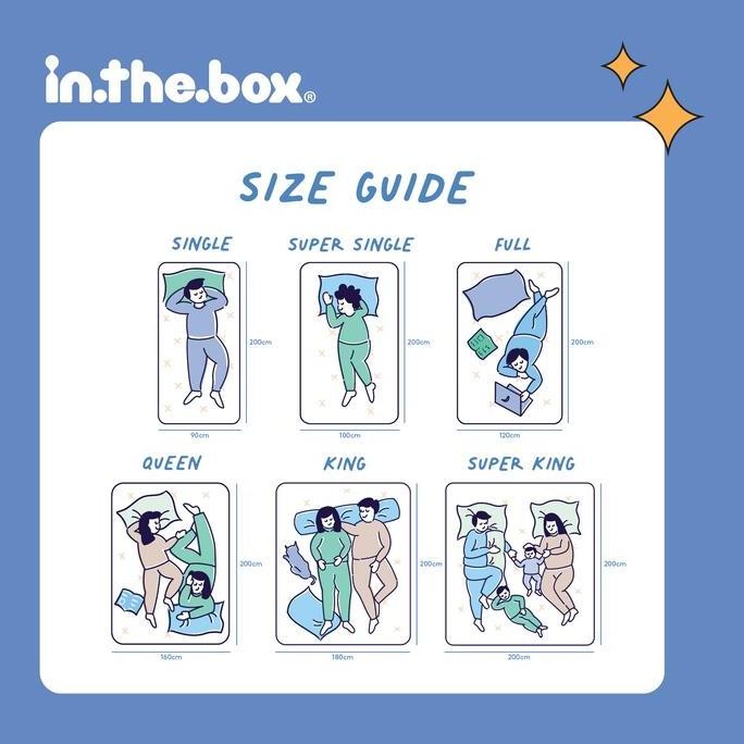 Kasur Springbed INTHEBOX X Ukuran 160x200 (Queen) - FREE BANTAL
