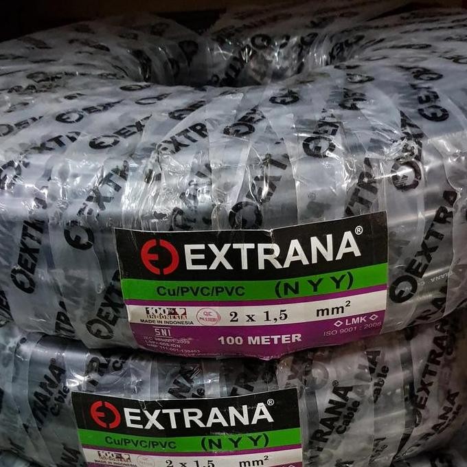 Kabel NYY 2x1,5 Extrana 100mtr