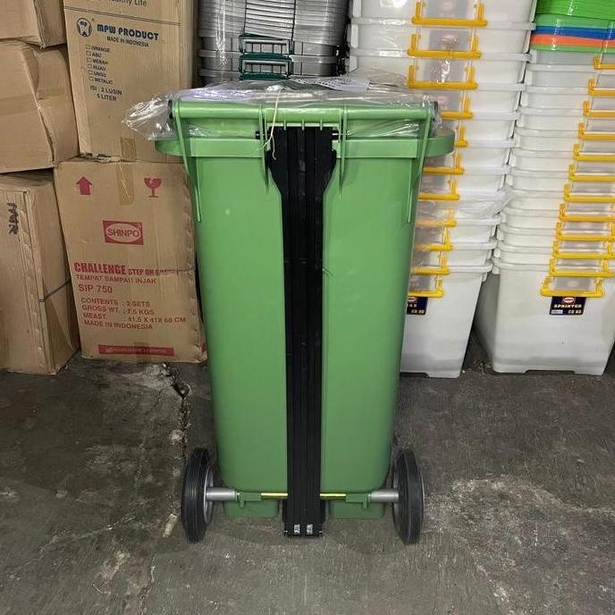 Green Leaf 2102 - Tempat Sampah Injak Roda 120 Liter