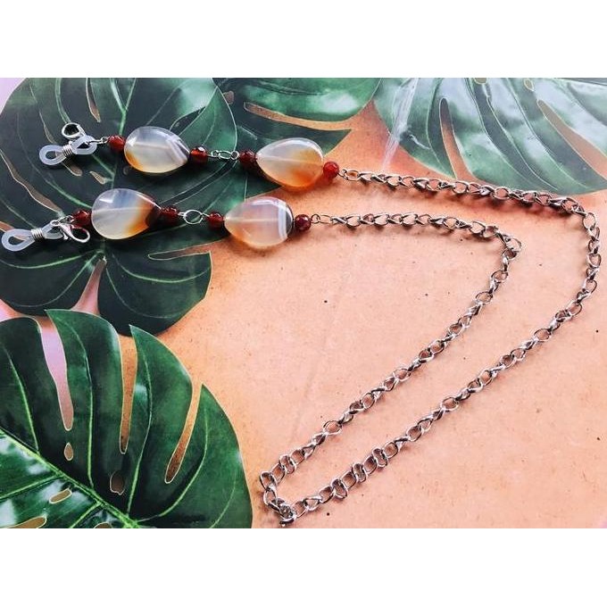 

BEBAS ONGKIR - Strap Lanyard Tali Gantungan Masker Rantai x Batu