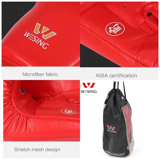 Sarung Tinju Wesing AIBA / IBA APPROVED / Boxing gloves muay thai