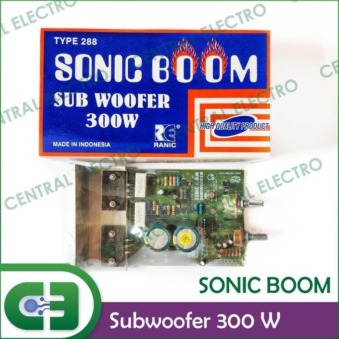 Kit Subwoofer 300 W SONIC BOOM