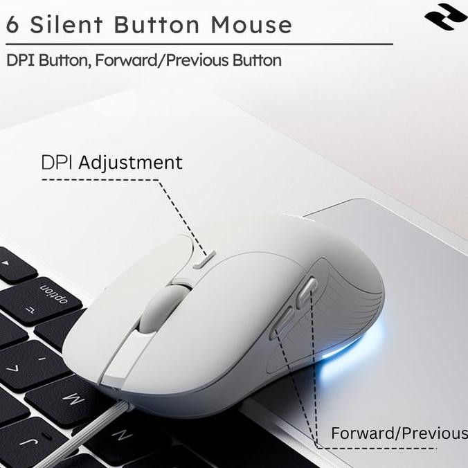 Mouse Gaming Wired Silent Click Rgb B2 Inphic Allshop