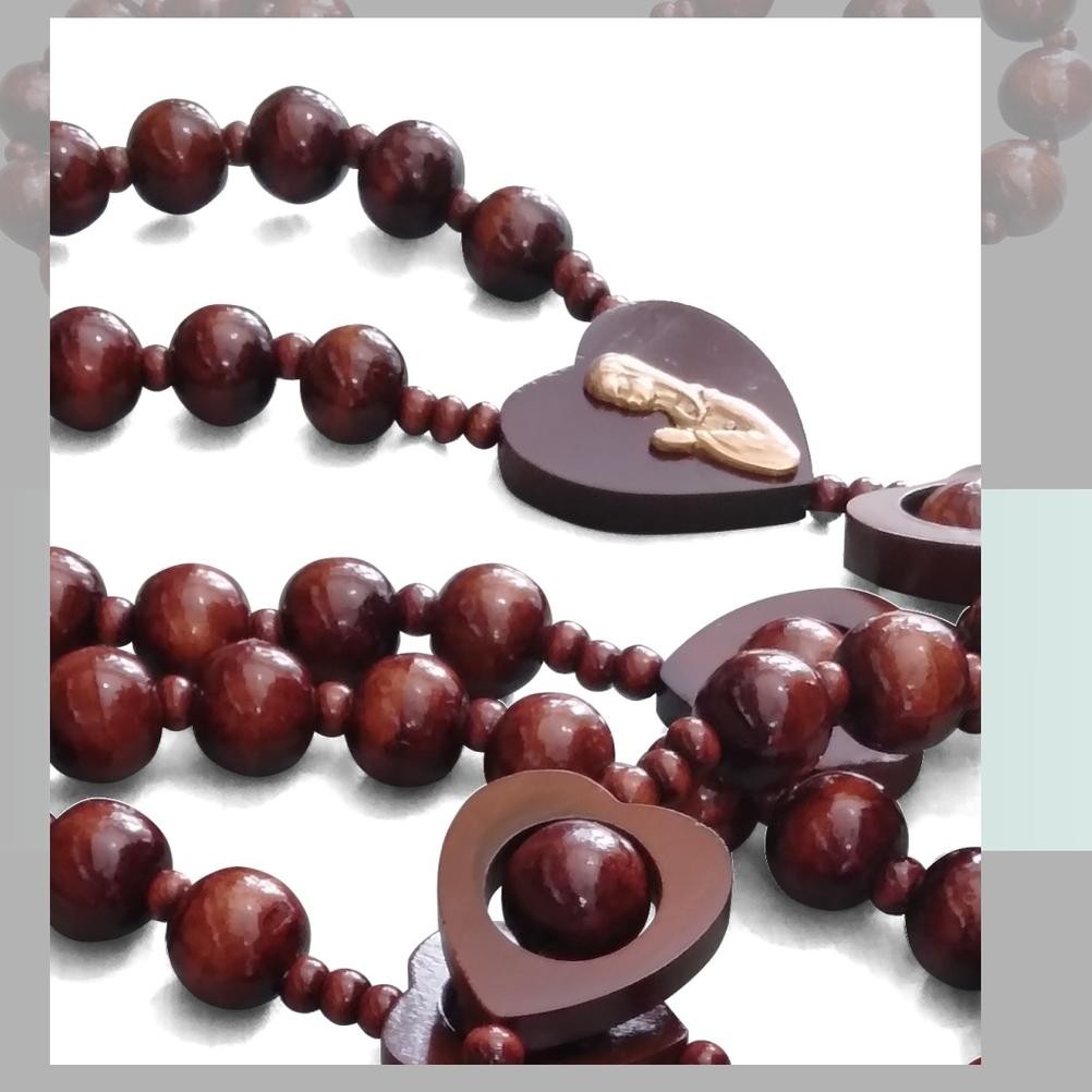 Rosario Dinding Sedang /Rosario Dinding Rumah/Rosario Katolik/Rosario Kayu Jati Promo