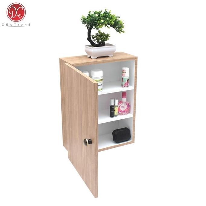 Rak Lemari Kayu Kotak Penyimpanan Obat P3K Dinding 40X30Cm Minimalis Allshop