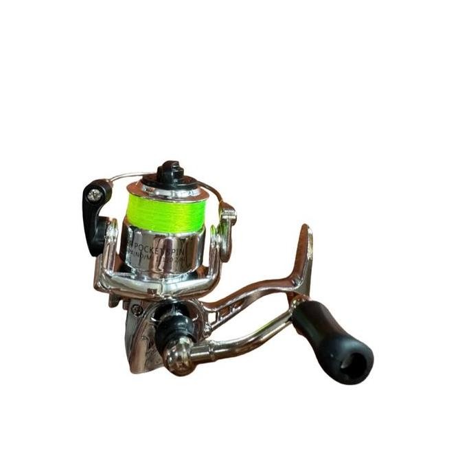 Reel Pancing Mini Untuk Joran Pena pen Spinning uk 100 termasuk Senar cocok untuk semua Joran