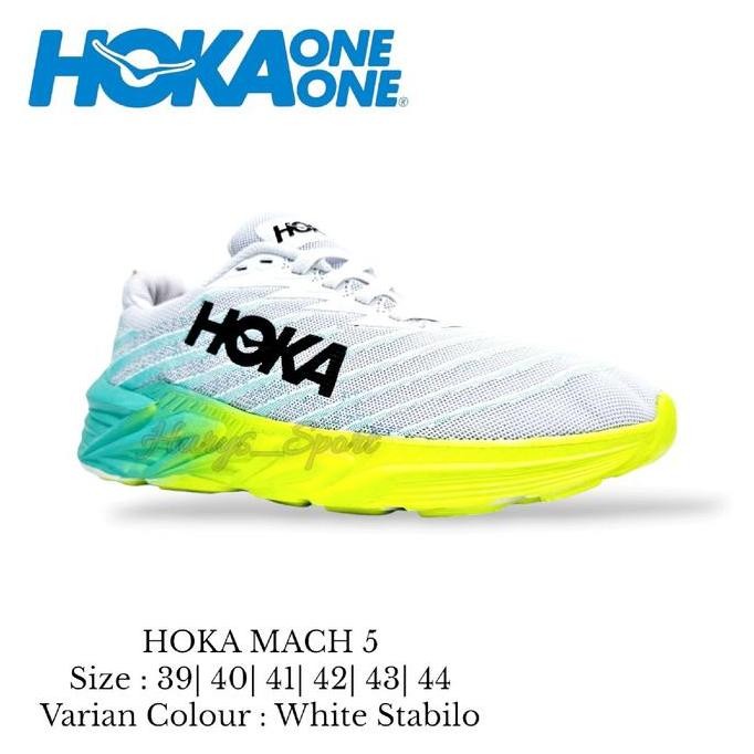 SEPATU HOKA MACH 5 MEN'S RUNNING SHOES/SEPATU HOKA MACH 5 RUNNING/HOKA RUNNING SHOES/SEPATU RUNNING 