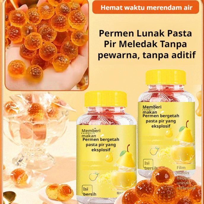 

CODPengiriman 24 jamNo BrewingPopping Ci Pear Throat Lung Soft CandyPir Jeli Lunak Aneka Rasa Gummy Fruit Jellygummy alamiPERMEN RASA MINT PARUPARU