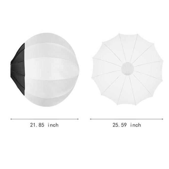 Gvm Softbox 2 26" Lantern Globe Softbox With Bowen Mount