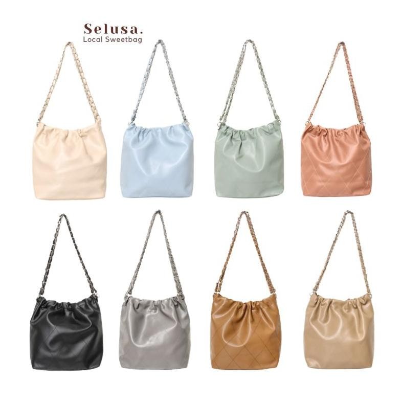 [Kecil Selusa Cleiryns Shoulderbag | Tas Jinjing Tas Bahu Kulit Wanita Ma-4