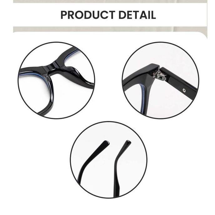 Kacamata Antiradiasi Photocromic Kotak Berrybarton 658