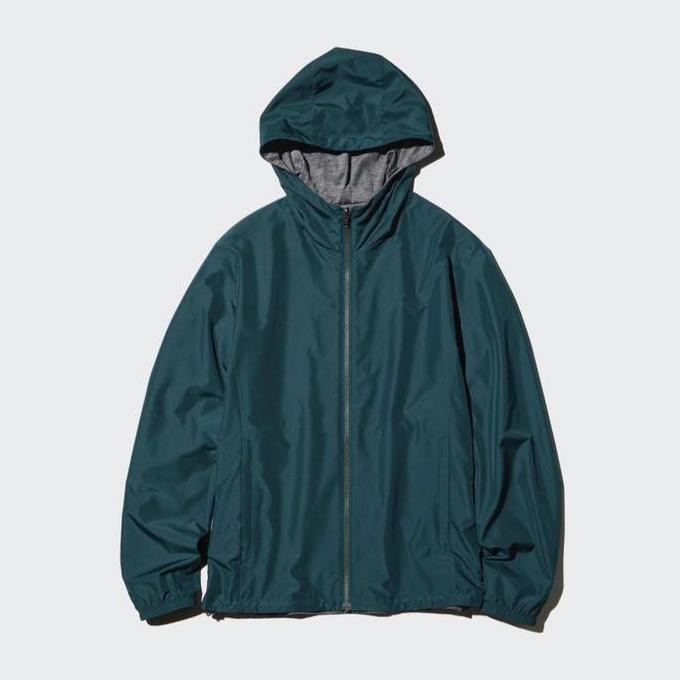 Jaket Parka Reversibel UNIQLO Original (water-repellent) Pria Parasut Waterproof