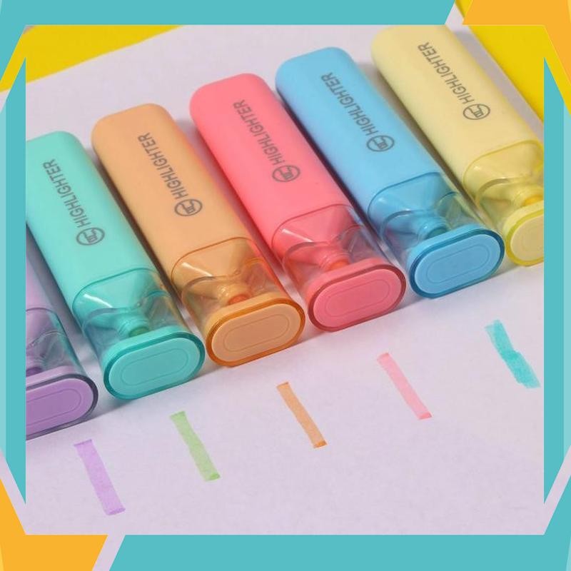 

Bisa COD Set 6 Warna Highlighter Fluorescent untuk Menandai, Menulis, dan Mewarnai - Ideal untuk Pelajar dan Pencatat, Tahan Lama dan Cerah TQB-27